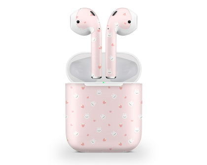 Cute Strawberry Rabbit AirPods Skin-Console Vinyls-Apple-AirPods-Cute Strawberry Rabbit-LaboTech
