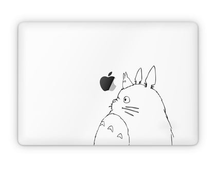 Cute Totoro Grey MacBook Skin-Console Vinyls-Apple-MacBook-Cute Totoro Grey-LaboTech