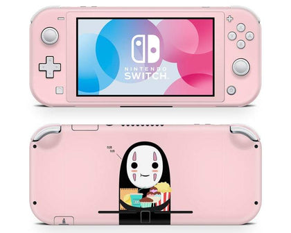 No Face Pink Nintendo Switch Lite Skin-Console Vinyls-Nintendo-Nintendo Switch Lite-No Face Pink-LaboTech