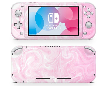 Pink Marble Swirl Nintendo Switch Lite Skin-Console Vinyls-Nintendo-Nintendo Switch Lite-Pink Marble Swirl-LaboTech