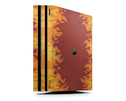 Flames Red Hot PS4 Skin-Console Vinyls-PlayStation-PS4-Flames Red Hot-LaboTech