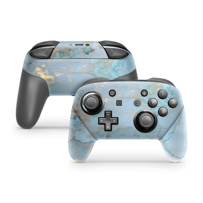 Blue Marble Nintendo Switch Pro Controller Skin-Console Vinyls-Nintendo-Nintendo Switch Pro Controller-Blue Marble-LaboTech