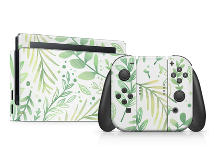 Pretty Leaf Nature Nintendo Switch Skin-Console Vinyls-Nintendo-Nintendo Switch-Pretty Leaf Nature-LaboTech