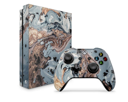 Grey Marble Xbox One Skin-Console Vinyls-Xbox-Xbox One-Grey Marble-LaboTech