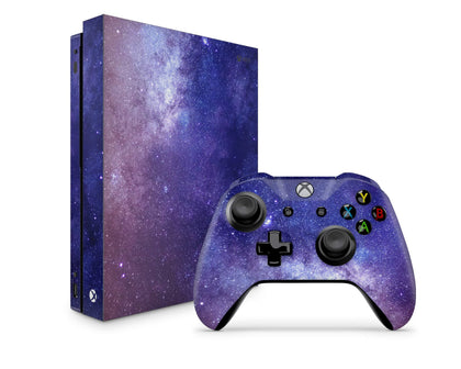 Purple Galaxy Xbox One Skin-Console Vinyls-Xbox-Xbox One-Purple Galaxy-LaboTech