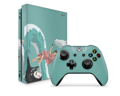 Green Spirited Away Xbox One Skin-Console Vinyls-Xbox-Xbox One-Green Spirited Away-LaboTech