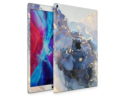 Ethereal Blue Gold Marble iPad Skin-Console Vinyls-Apple-iPad-Ethereal Blue Gold Marble-LaboTech