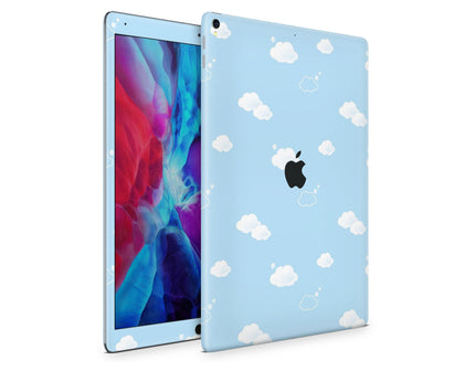 Blue Clouds Cute iPad Skin-Console Vinyls-Apple-iPad-Blue Clouds Cute-LaboTech