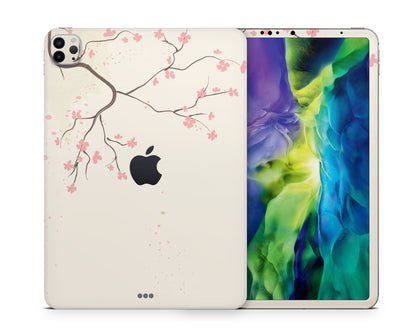 Cherry Blossom Beige iPad Skin-Console Vinyls-Apple-iPad-Cherry Blossom Beige-LaboTech
