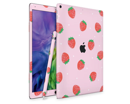 Pink Sweet Strawberry iPad Skin-Console Vinyls-Apple-iPad-Pink Sweet Strawberry-LaboTech