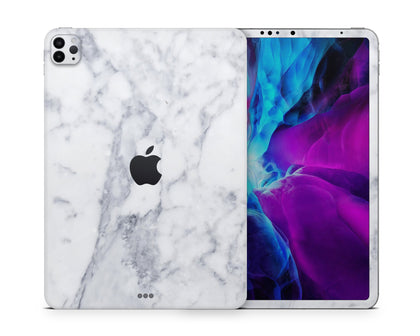 White Marble iPad Skin-Console Vinyls-Apple-iPad-White Marble-LaboTech