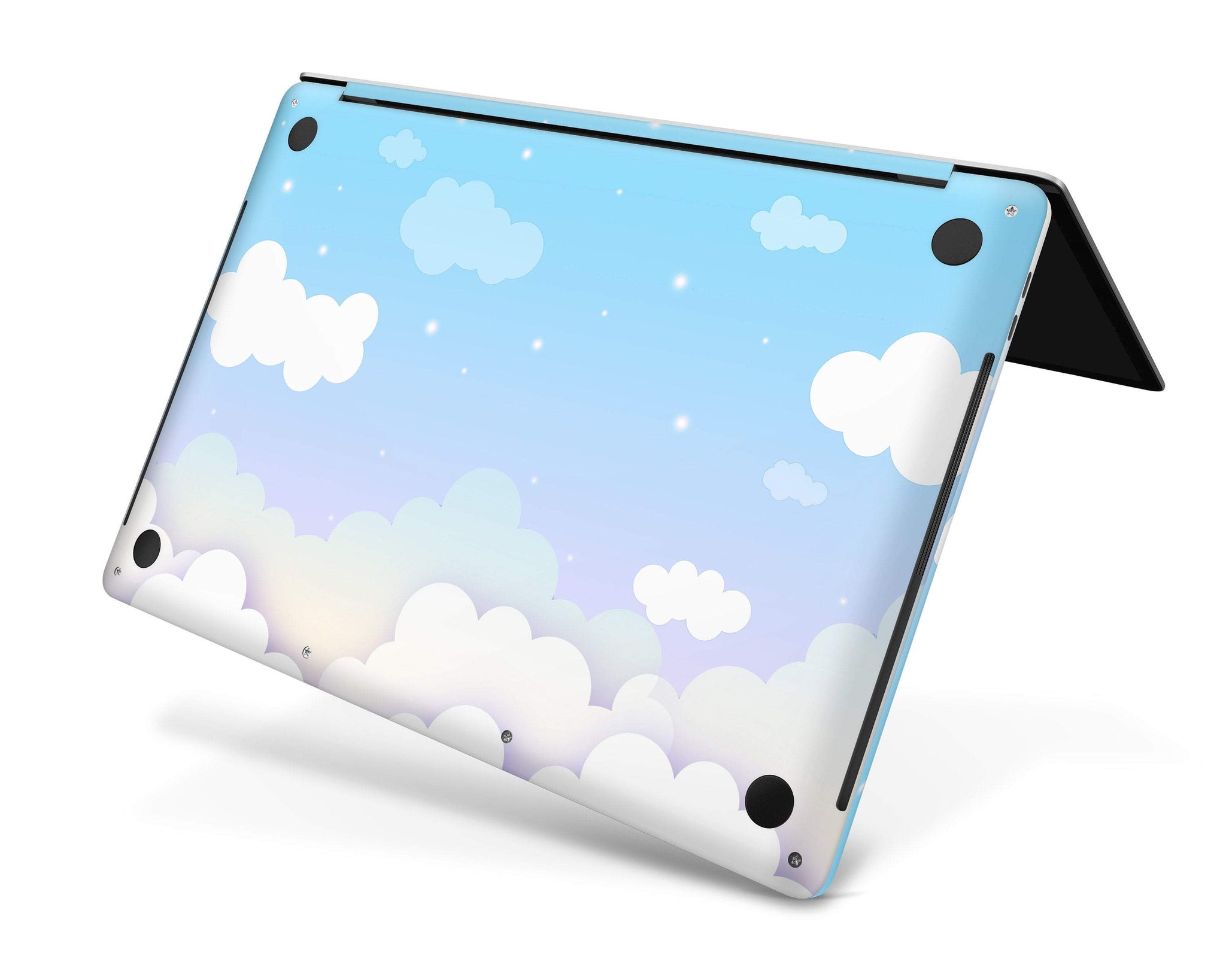 Blue Clouds Simple MacBook Skin