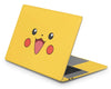 Pikachu Face Yellow MacBook Skin