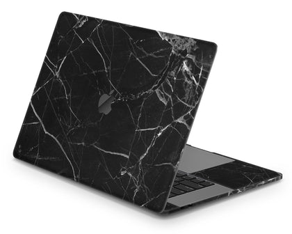 Black Marble MacBook Skin-Console Vinyls-Apple-MacBook-Black Marble-LaboTech