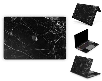 Black Marble MacBook Skin-Console Vinyls-Apple-MacBook-Black Marble-LaboTech