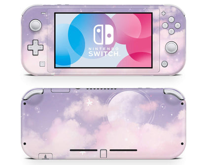 Purple Cloud Nintendo Switch Lite Skin-Console Vinyls-Nintendo-Nintendo Switch Lite-Purple Cloud-LaboTech