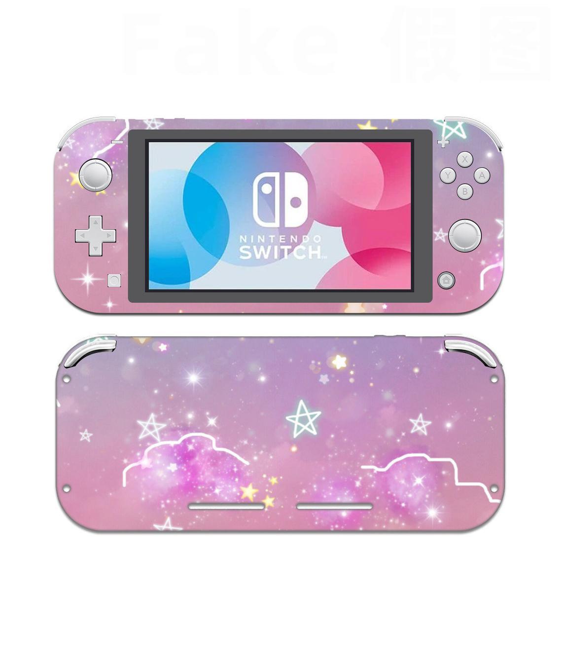 Pink Galaxy Pattern Nintendo Switch Lite Skin