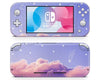 Purple Clouds And Stars Nintendo Switch Lite Skin