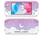 New Purple Clouds Moon Nintendo Switch Lite Skin