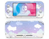 Blue Clouds Purple Simple Nintendo Switch Lite Skin