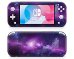 Purple Nebula Galaxy Nintendo Switch Lite Skin