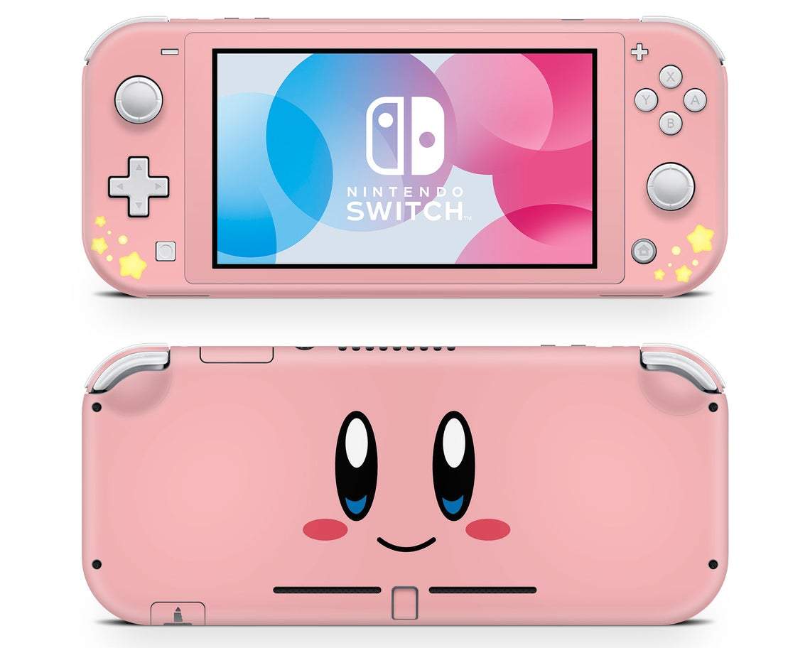 Kirby Cute Nintendo Switch Lite Skin