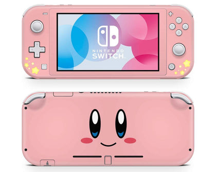 Kirby Cute Nintendo Switch Lite Skin-Console Vinyls-Nintendo-Nintendo Switch Lite-Kirby Cute-LaboTech