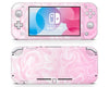 Pink Marble Swirl Nintendo Switch Lite Skin