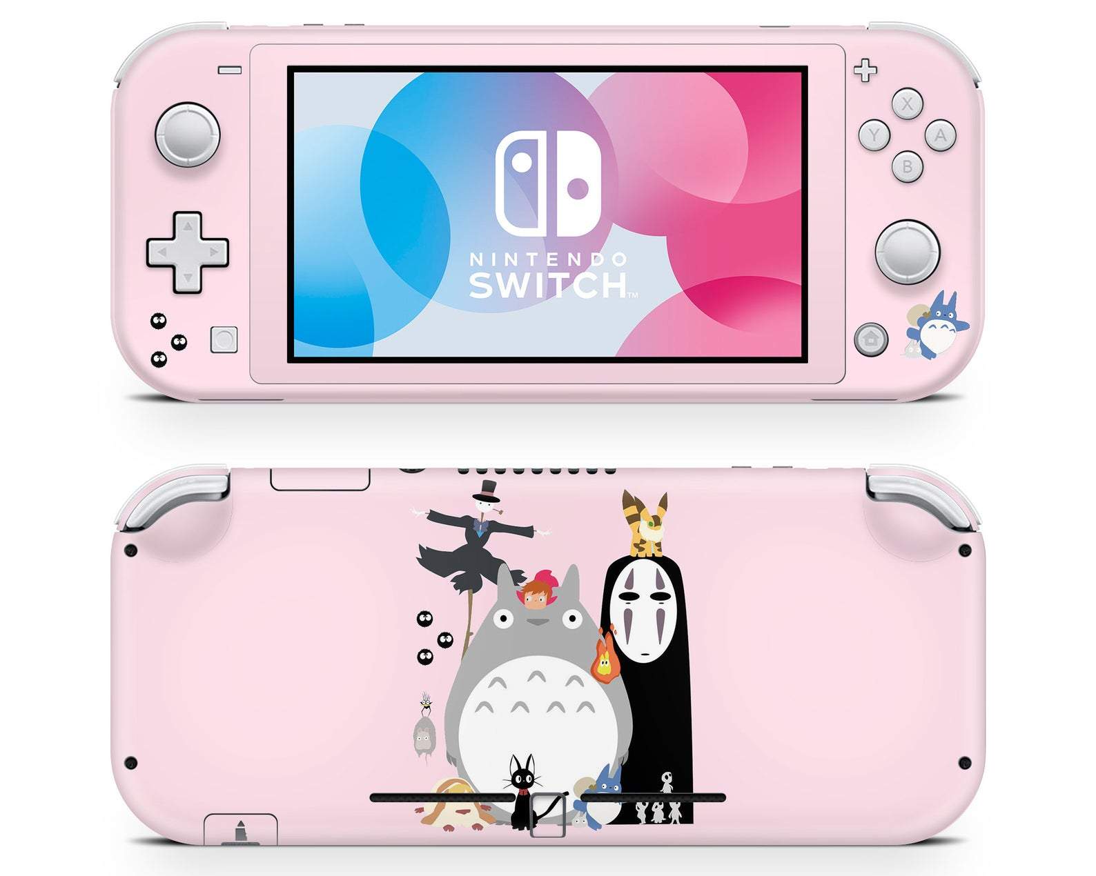 Studio Ghibli Cute Pink Nintendo Switch Lite Skin