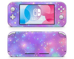 Pastel Galaxy Night Stars Nintendo Switch Lite Skin