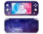 Purple Galaxy Stars Nintendo Switch Lite Skin