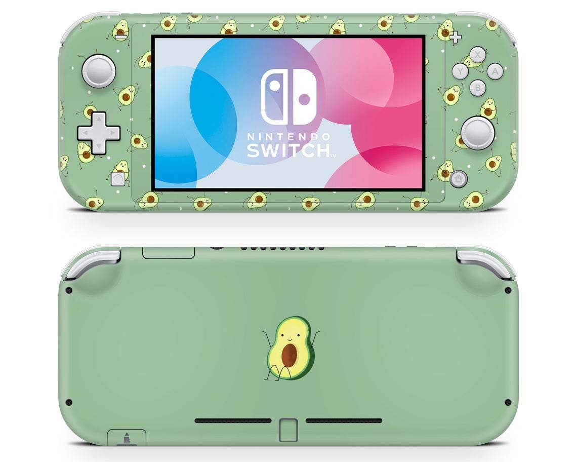 Cute Avocado Nintendo Switch Lite Skin
