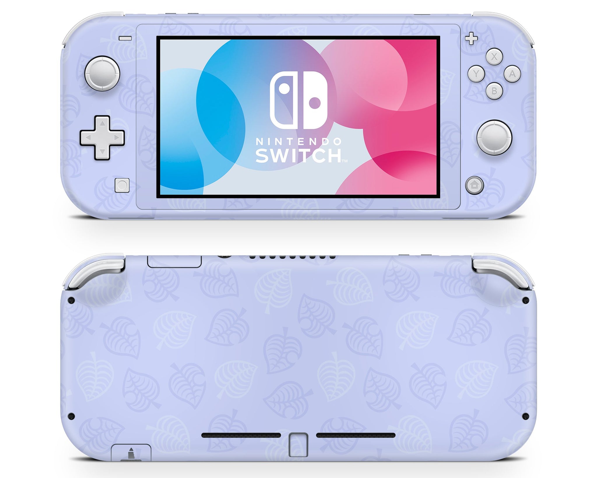 Animal Crossing Purple Leaf Nintendo Switch Lite Skin