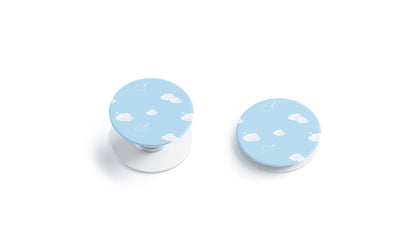 Blue Sky Clouds PopSocket Skin-Console Vinyls-PopSocket-PopSocket-Blue Sky Clouds-LaboTech