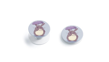 Cute Totoro Umbrella PopSocket Skin-Console Vinyls-PopSocket-PopSocket-Cute Totoro Umbrella-LaboTech