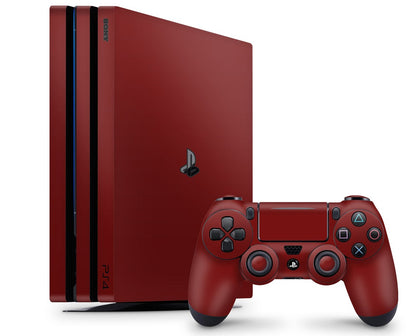 Red PS4 Skin-Console Vinyls-PlayStation-PS4-Red-LaboTech