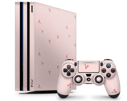 Cute Cherry PS4 Skin-Console Vinyls-PlayStation-PS4-Cute Cherry-LaboTech