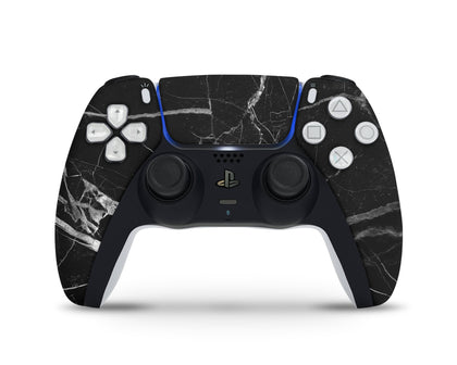 Black Marble PS5 Controller Skin-Console Vinyls-PlayStation-PS5 Controller-Black Marble-LaboTech