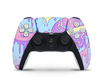 Pastel Goth Galaxy PS5 Controller Skin-Console Vinyls-PlayStation-PS5 Controller-Pastel Goth Galaxy-LaboTech
