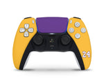 La Lakers PS5 Controller Skin