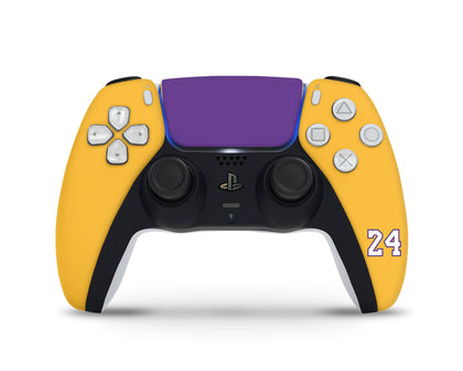 La Lakers PS5 Controller Skin-Console Vinyls-PlayStation-PS5 Controller-La Lakers-LaboTech
