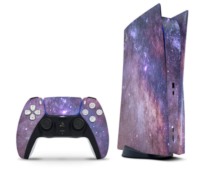 LaboTech PS5 Purple Galaxy PS5 Skins - Galaxy  Skin
