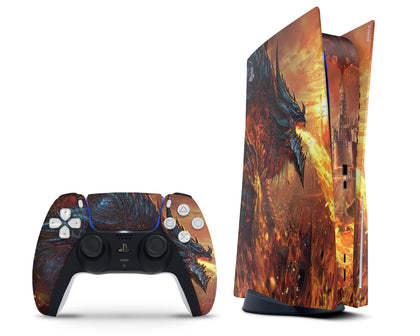 LaboTech PS5 Dragon Flames PS5 Skins - Art  Skin