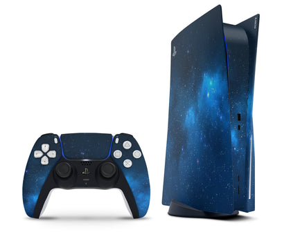 LaboTech PS5 Blue Stardust Galaxy PS5 Skins - Galaxy  Skin