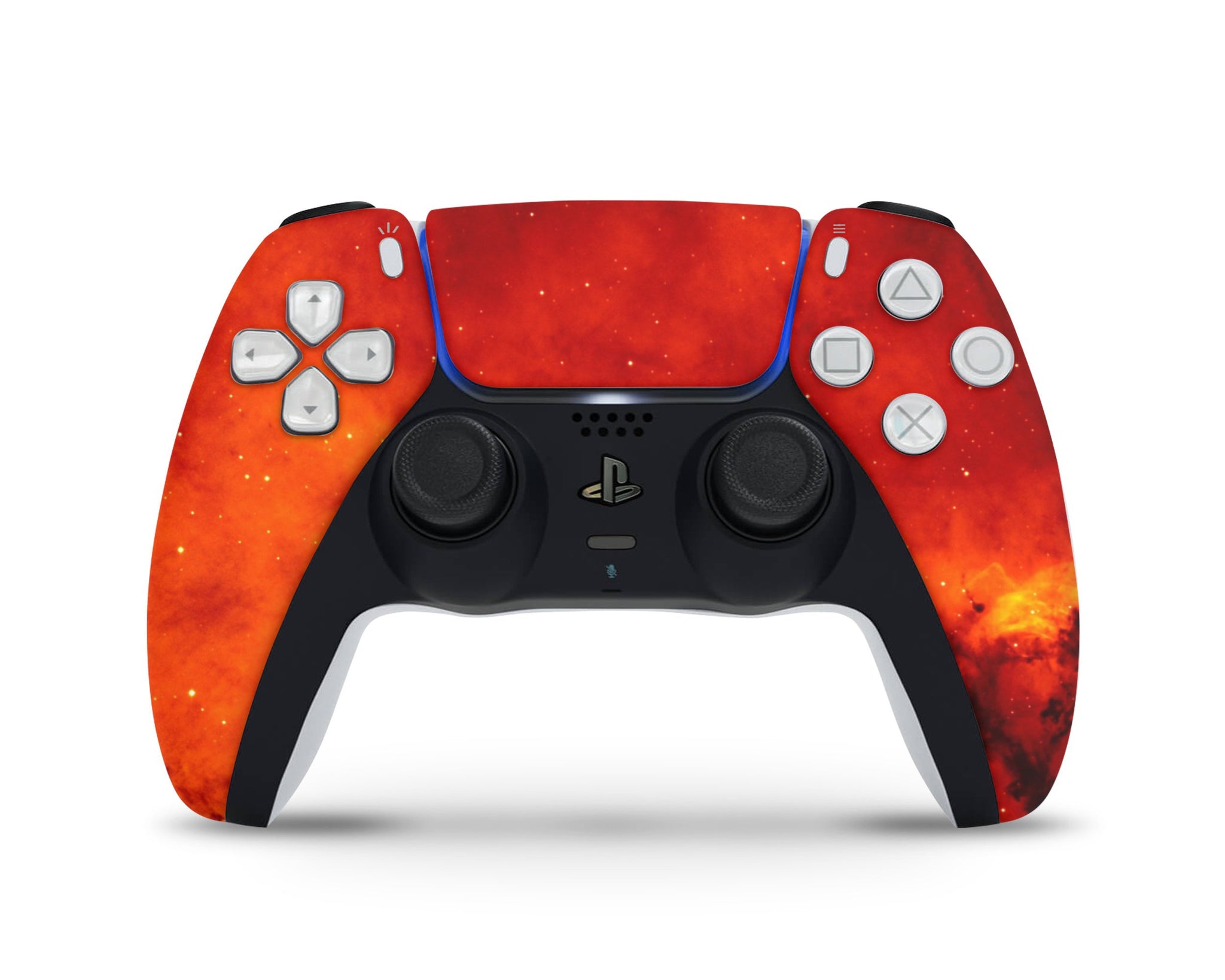Red Fire Stardust Galaxy PS5 Controller Skin