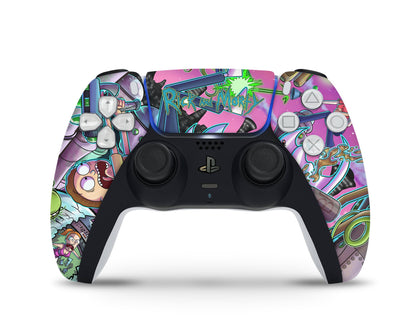 Rick And Morty Portal PS5 Controller Skin