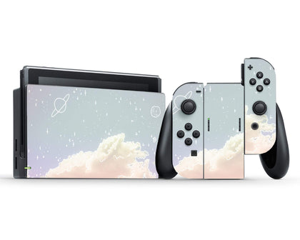 Glacial Clouds Nintendo Switch Skin-Console Vinyls-Nintendo-Nintendo Switch-Glacial Clouds-LaboTech