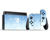 Blue Clouds With Stars Nintendo Switch Skin