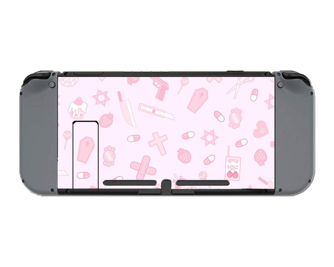 I Love Pink Nintendo Switch Skin