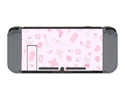 I Love Pink Nintendo Switch Skin-Console Vinyls-Nintendo-Nintendo Switch-I Love Pink-LaboTech